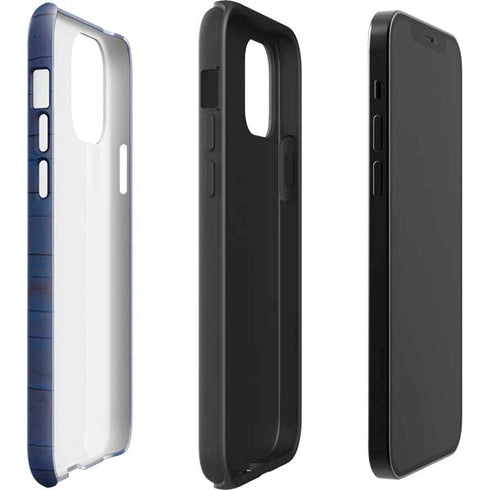 Guam Flag Dark Wood iPhone 12 Pro Max Impact Case